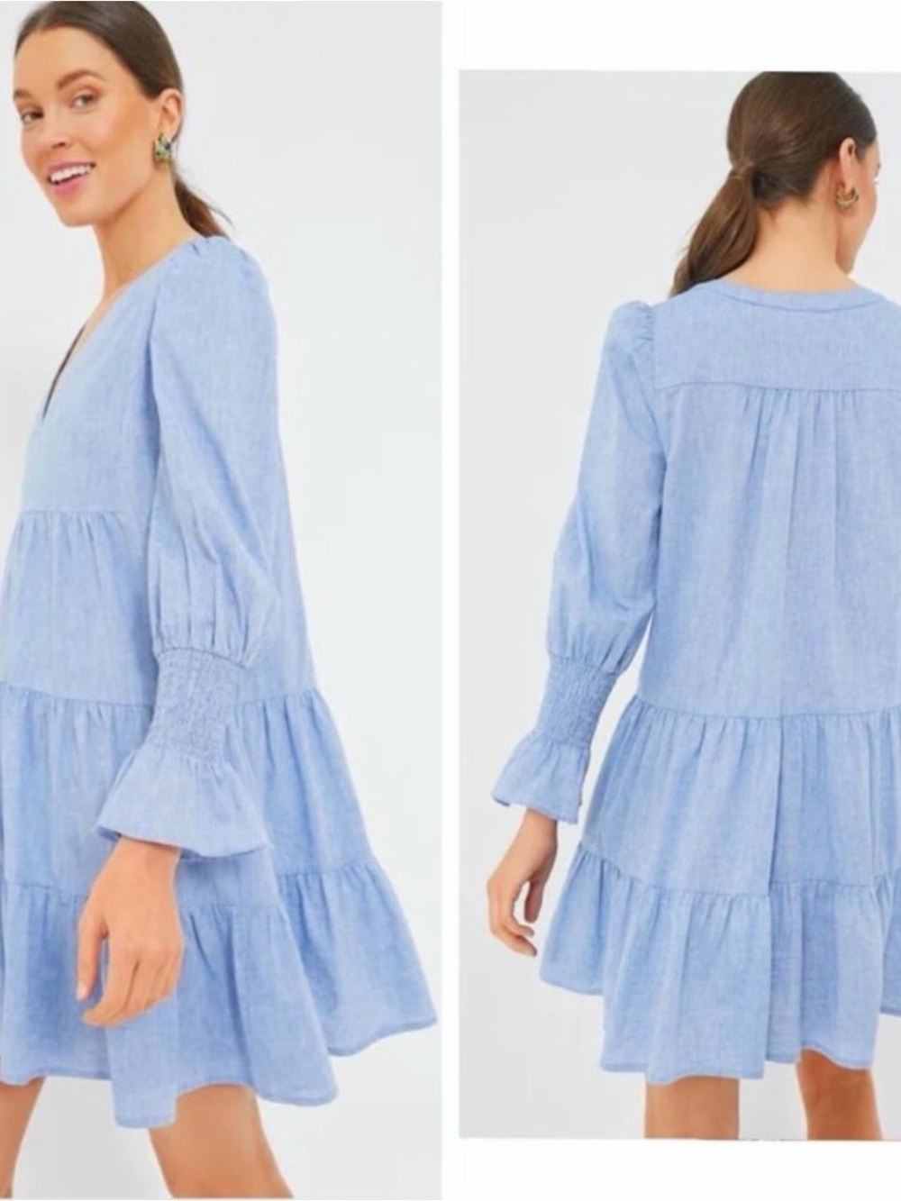 Tuckernuck Pomander Place Chambray Kenzo Dress M - Picture 2 of 9